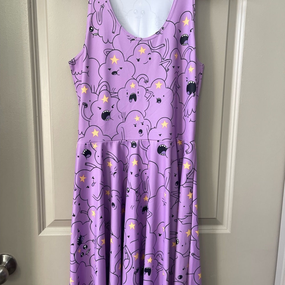 Blackmilk adventure time skater dress long torso